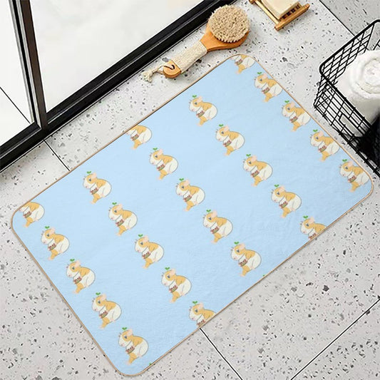 Gaming Guinea Pig  Fade-Resistant Bath Mat