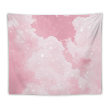 Pink Clouds Sparkling Tapestry