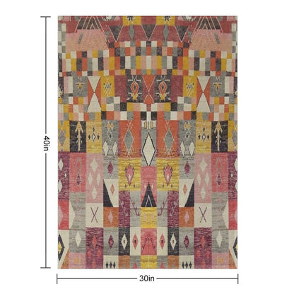 Moroccan Berber Carpte Throw Blanket