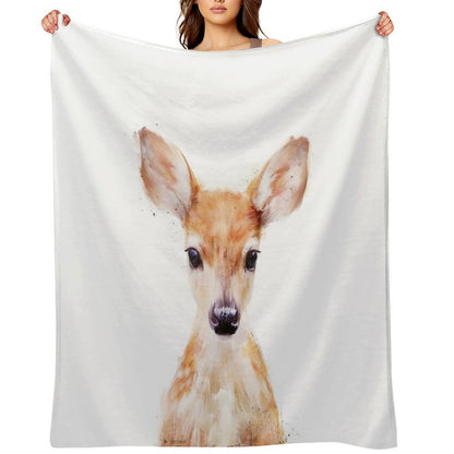 Little Deer Throw Blanket