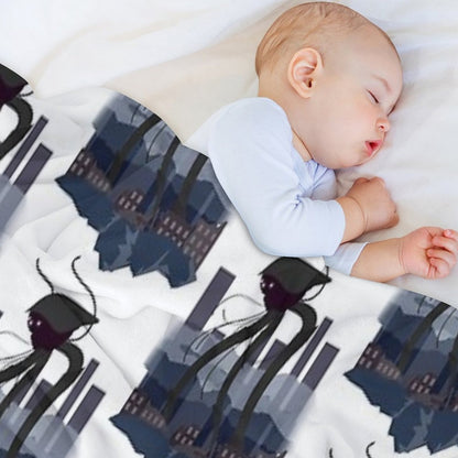 War of The Worlds Martian Tripod Throw Blanket