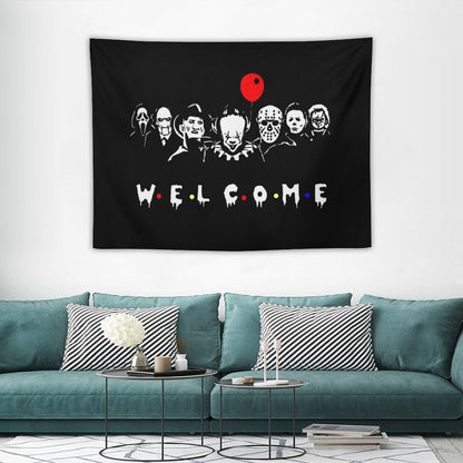 Halloween Welcome Tapestry