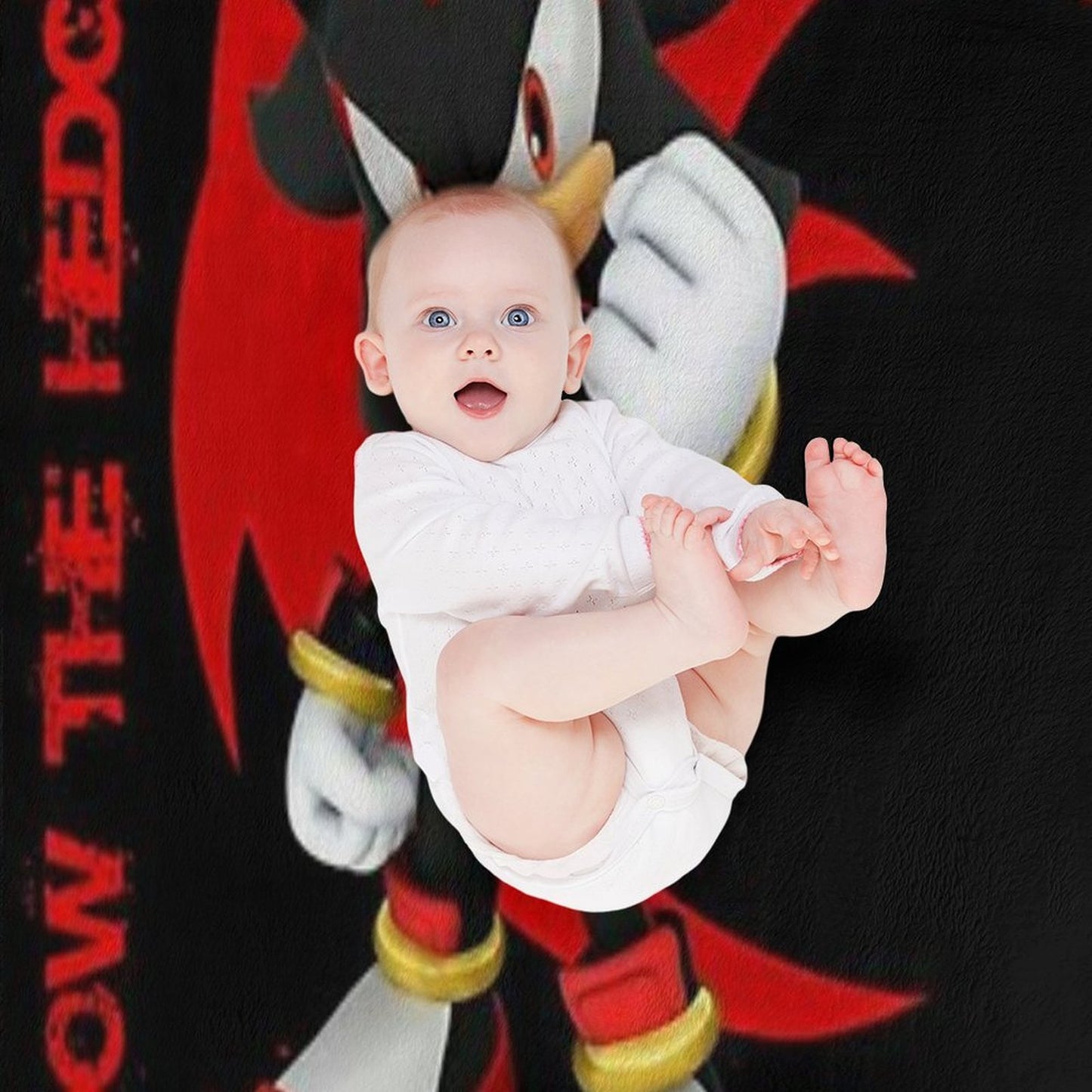 Shadow The Hedgehog Throw Blanket