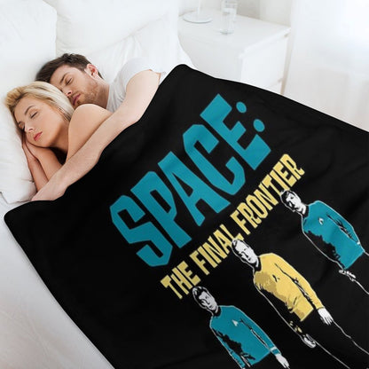 Star Trek - Space The Final Frontier Throw Blanket