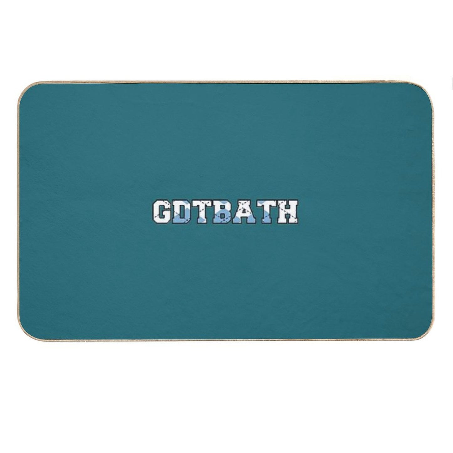 GDTBATH Argyle Bath Mat