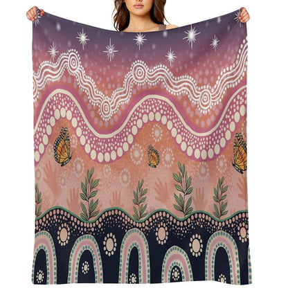 Butterfly Dreaming Throw Blanket