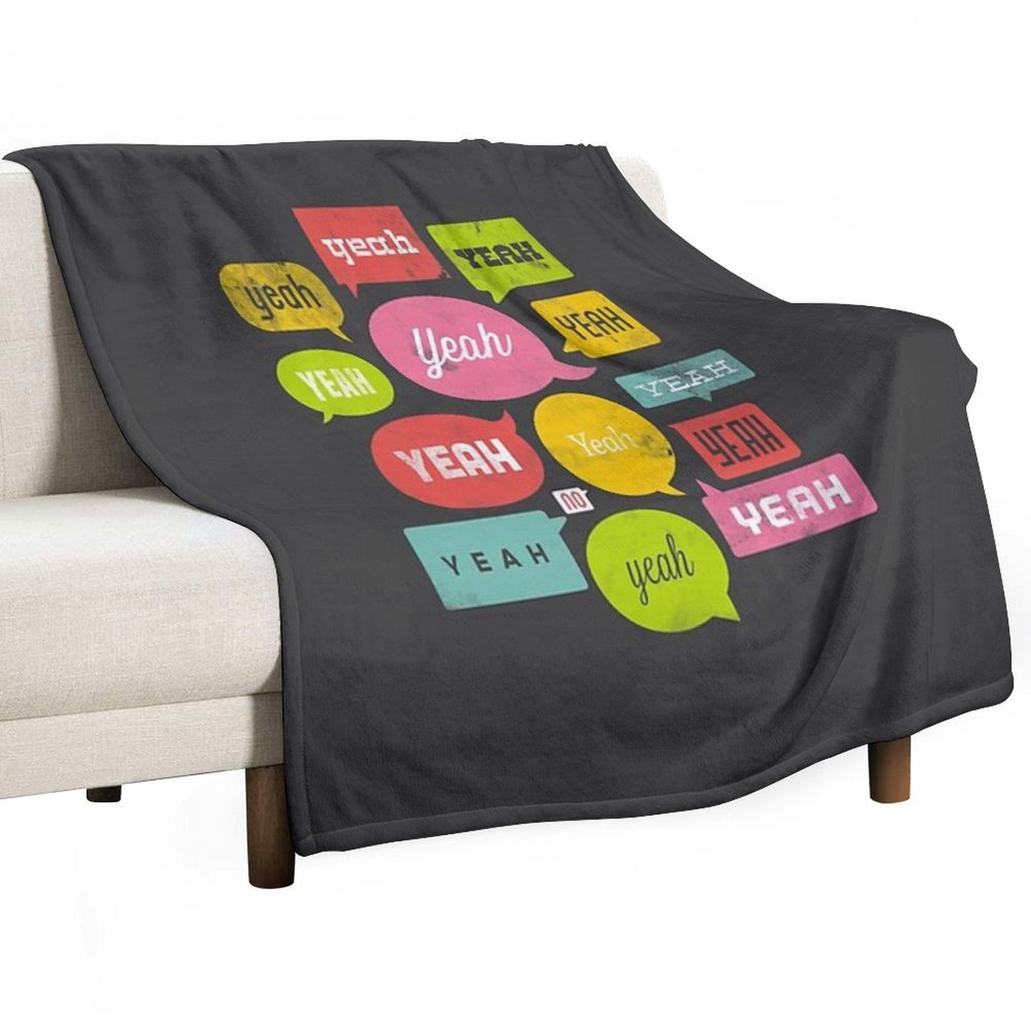 The Yeah, Yeah, Yeah Shirt Throw Blanket