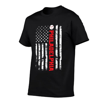 Philadelphia Baseball USA  Cotton T-Shirt