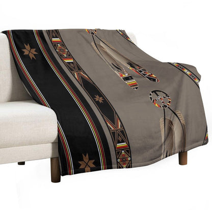 Lakota Design Throw Blanket