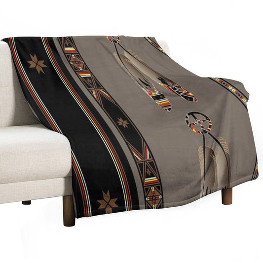 Lakota Design Throw Blanket
