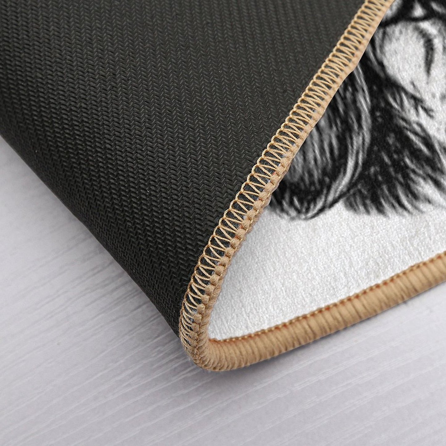 Basset Hound  Repositionable Bath Mat