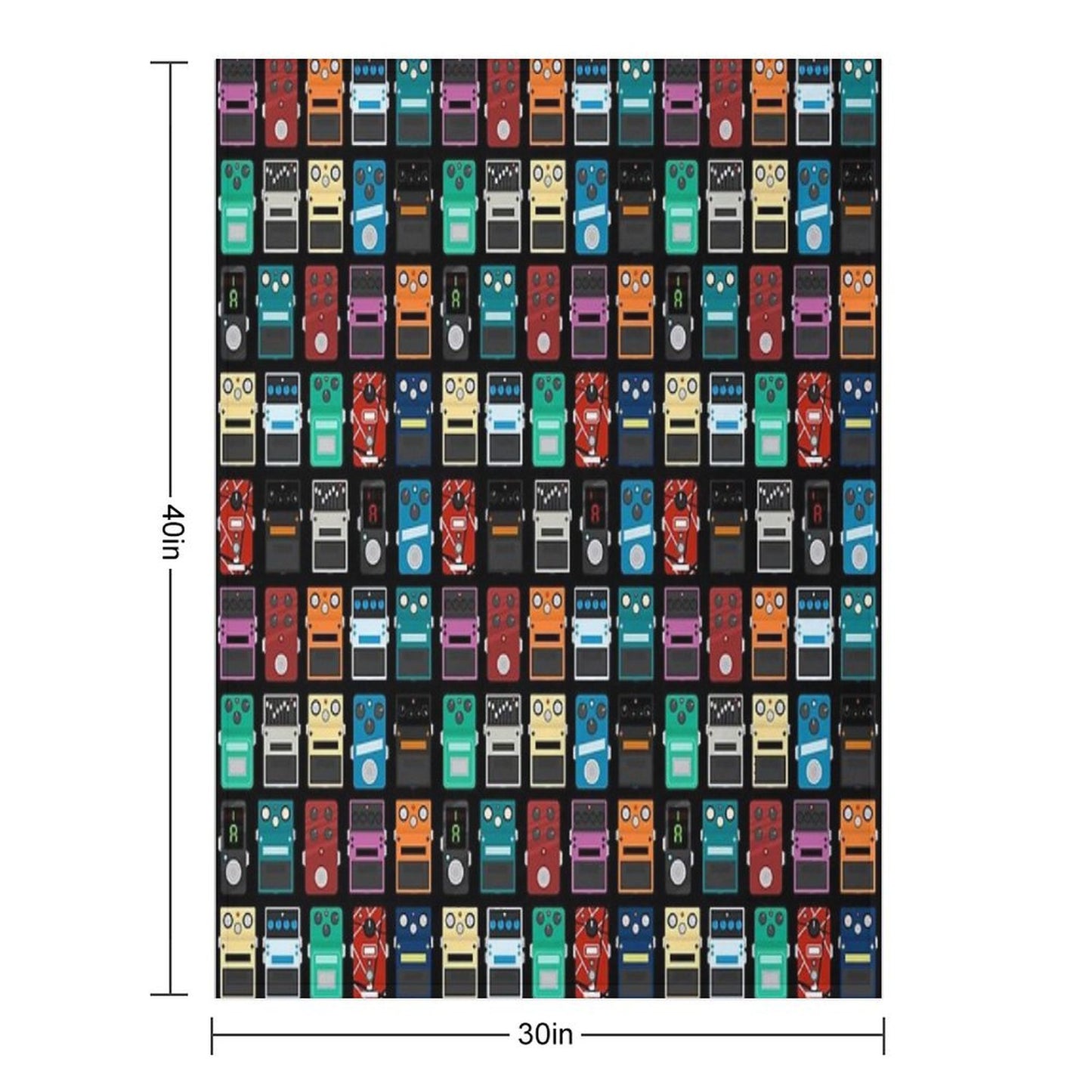 Pedal Board Throw Blanket