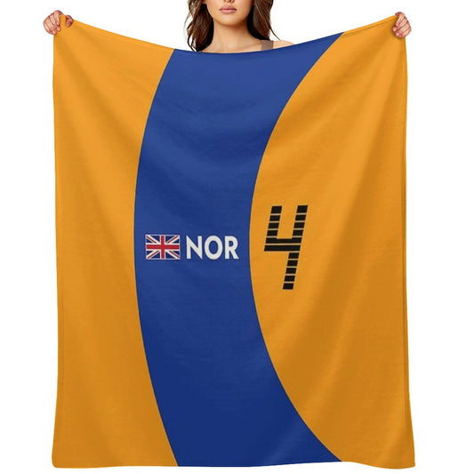 F1 2021 - #4 Norris Throw Blanket