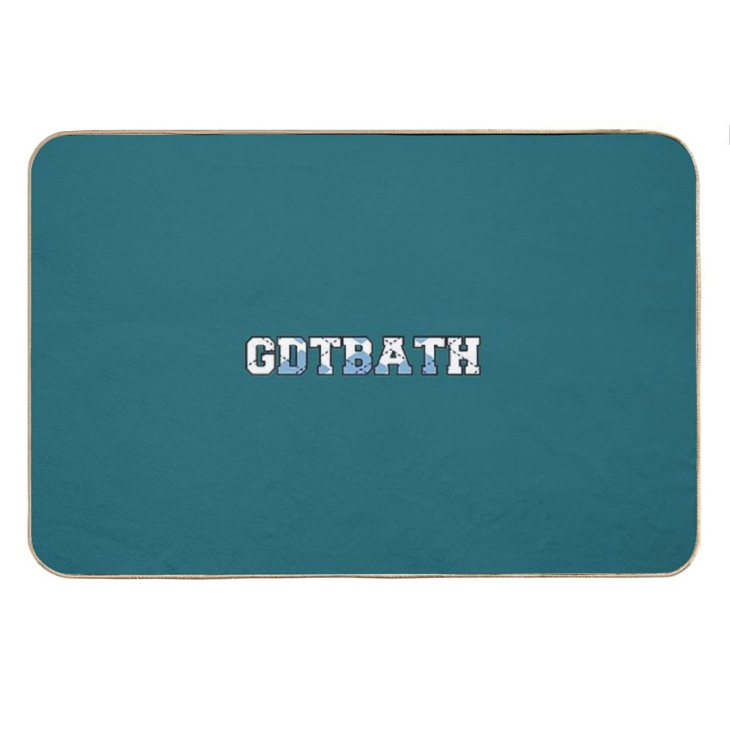 GDTBATH Argyle Bath Mat