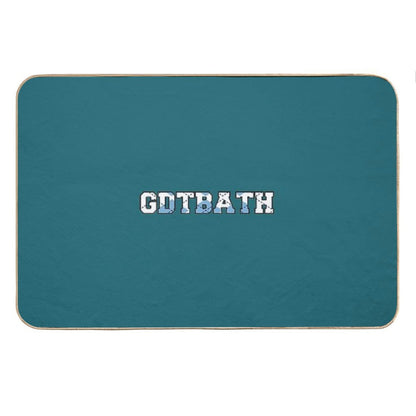 GDTBATH Argyle Bath Mat