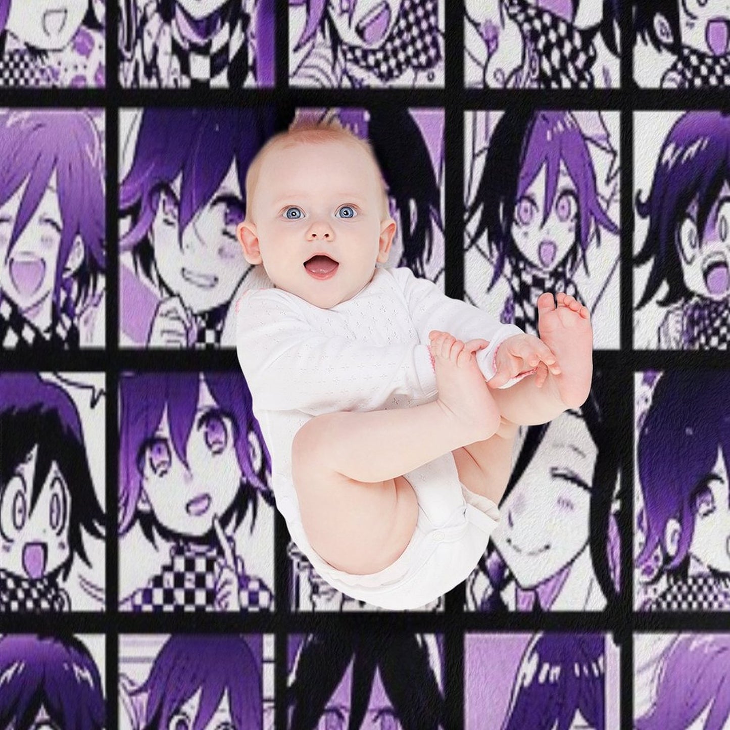 Kokichi Manga Collection (Colored) Throw Blanket