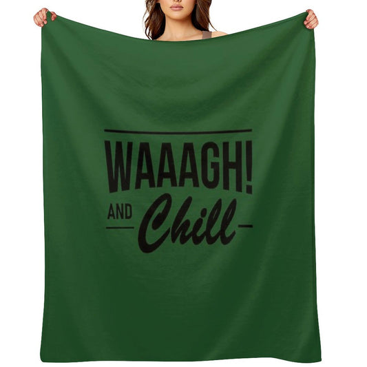 WAAAGH! (and Chill) Throw Blanket