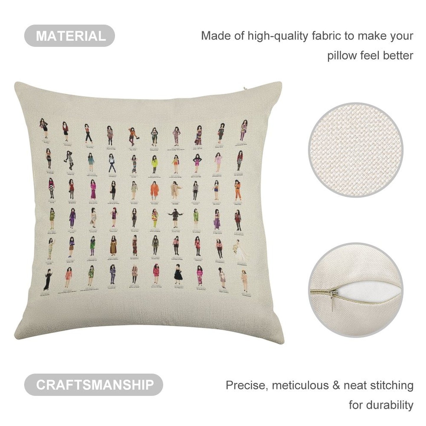 The Nanny Linen Throw Pillow Cover