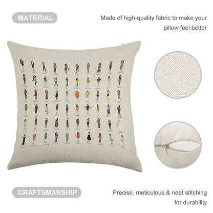 The Nanny Linen Throw Pillow Cover
