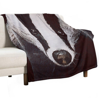 Badger Throw Blanket
