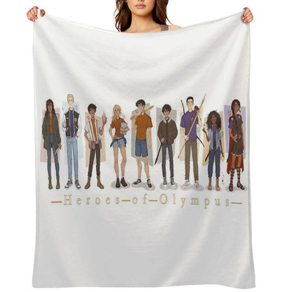 Heroes of Olympus Throw Blanket