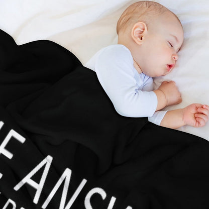 The Answer To Any Problem Is An Excel Spreadsheet,Birthday Party Gift Cute, Funny Anniversary Birthday Present Throw Blanket