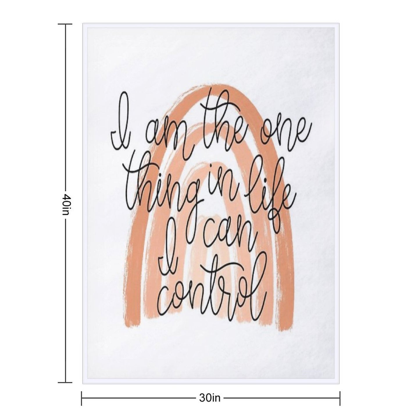 One Thing in Life I Can Control Throw Blanket