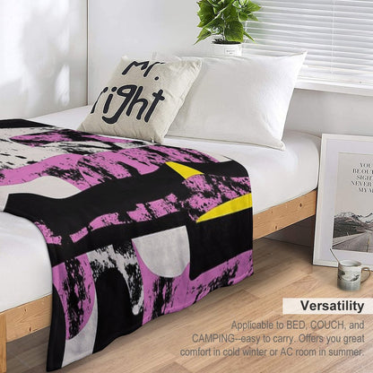 Pink Vibe 2 Throw Blanket