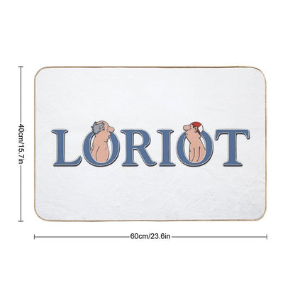 Loriot, Gentlemen in The Bathroom Bath Mat