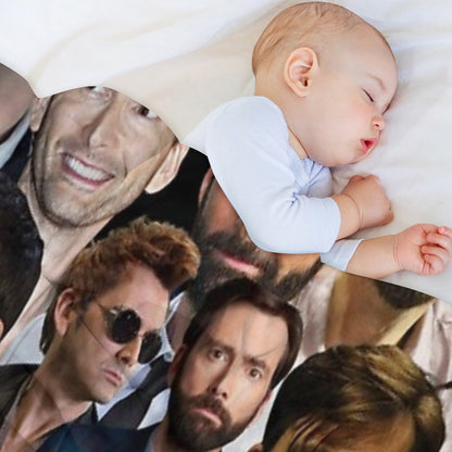 David Tennant Collage Throw Blanket