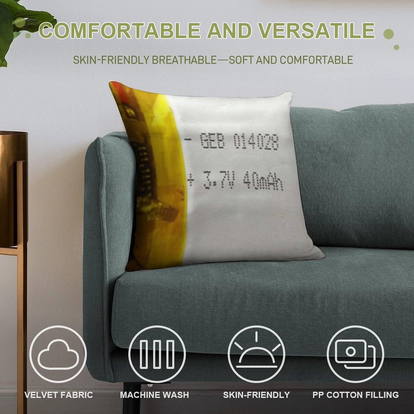 Forbidden Li-on Pillow Soft Easy Maintenance Throw Pillow