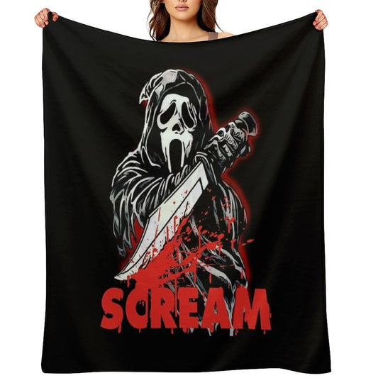 Scream Movie Throw Blanket