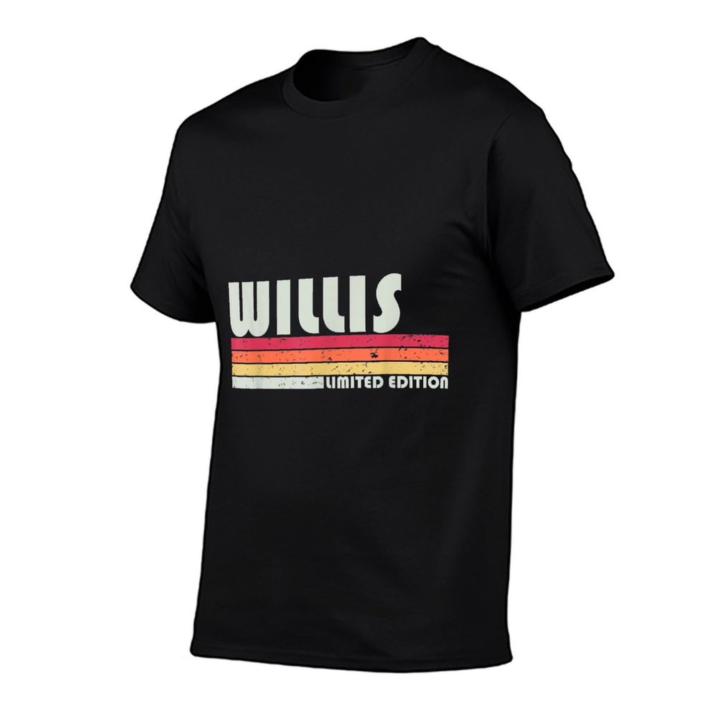 WILLIS Surname Funny Retro Vintage 80s 90s Birthday Reunion  Wrinkle-resistant T-Shirt