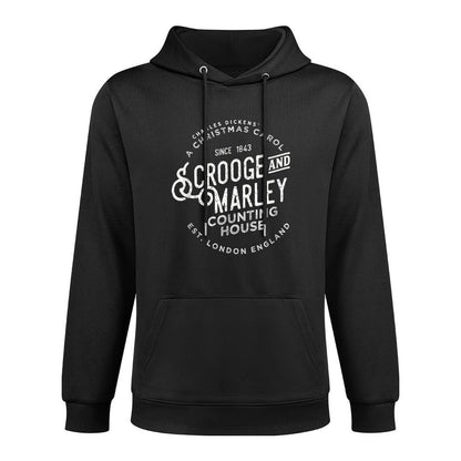 Christmas Carol, Scrooge  Marley, Holiday Design, Tradition Pilling-Resistant Hoodie