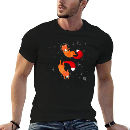 Space Foxes  Cotton T-Shirt