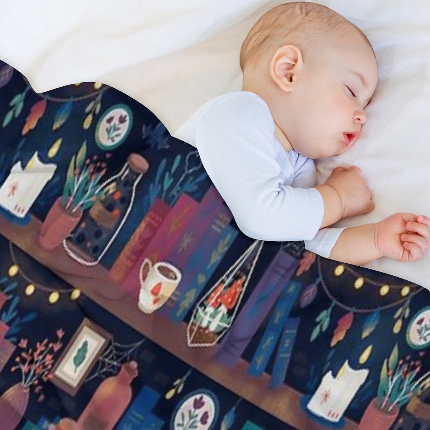 Whimsigothic Library Throw Blanket