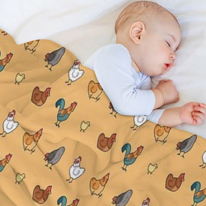 Chickens! Throw Blanket