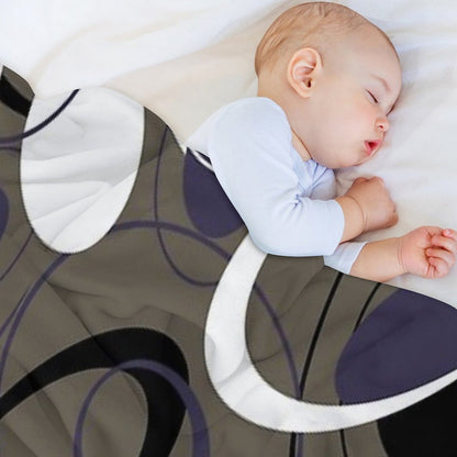Retro 60s Ovals Throw Blanket
