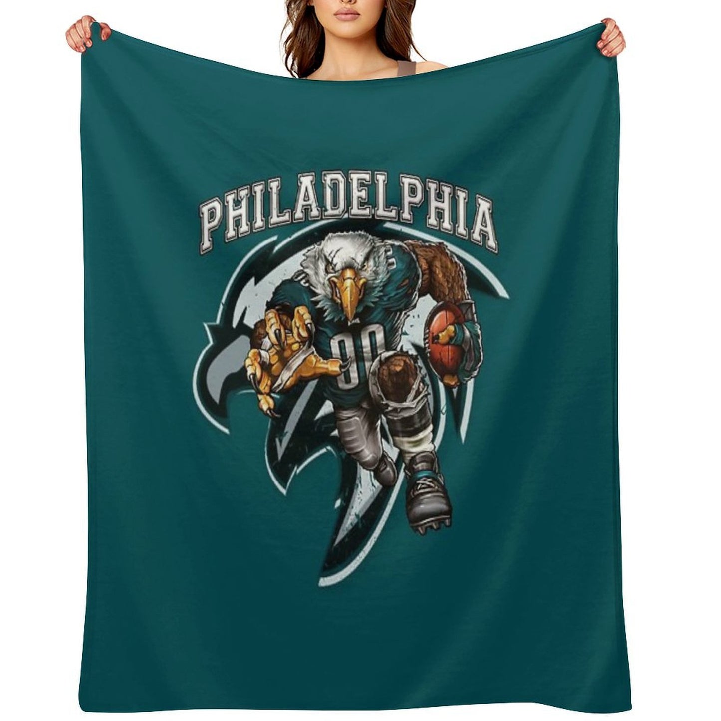 Philadelphia Football Throw Blanket