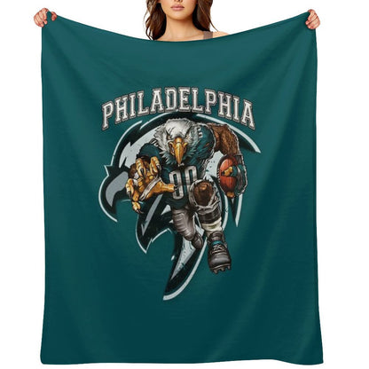 Philadelphia Football Throw Blanket