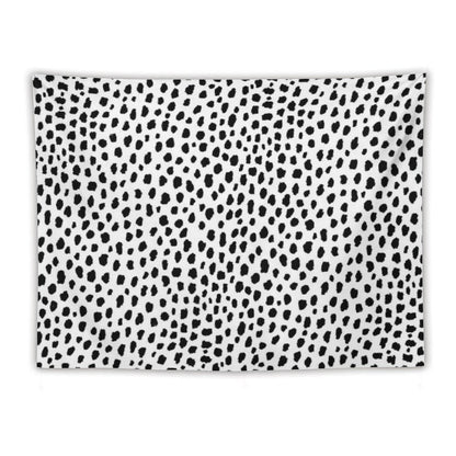 Dalmatian Spots (blackwhite) Tapestry