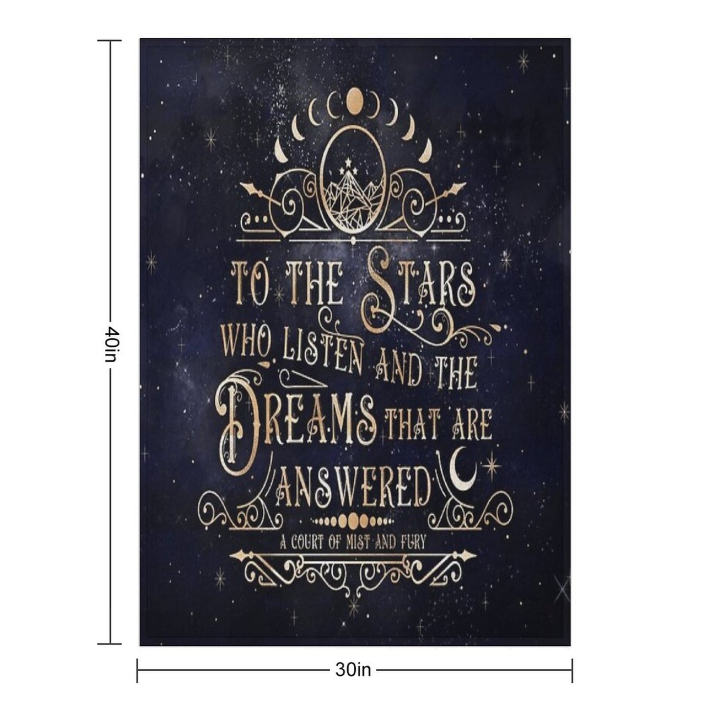 To The Stars Throw Blanket