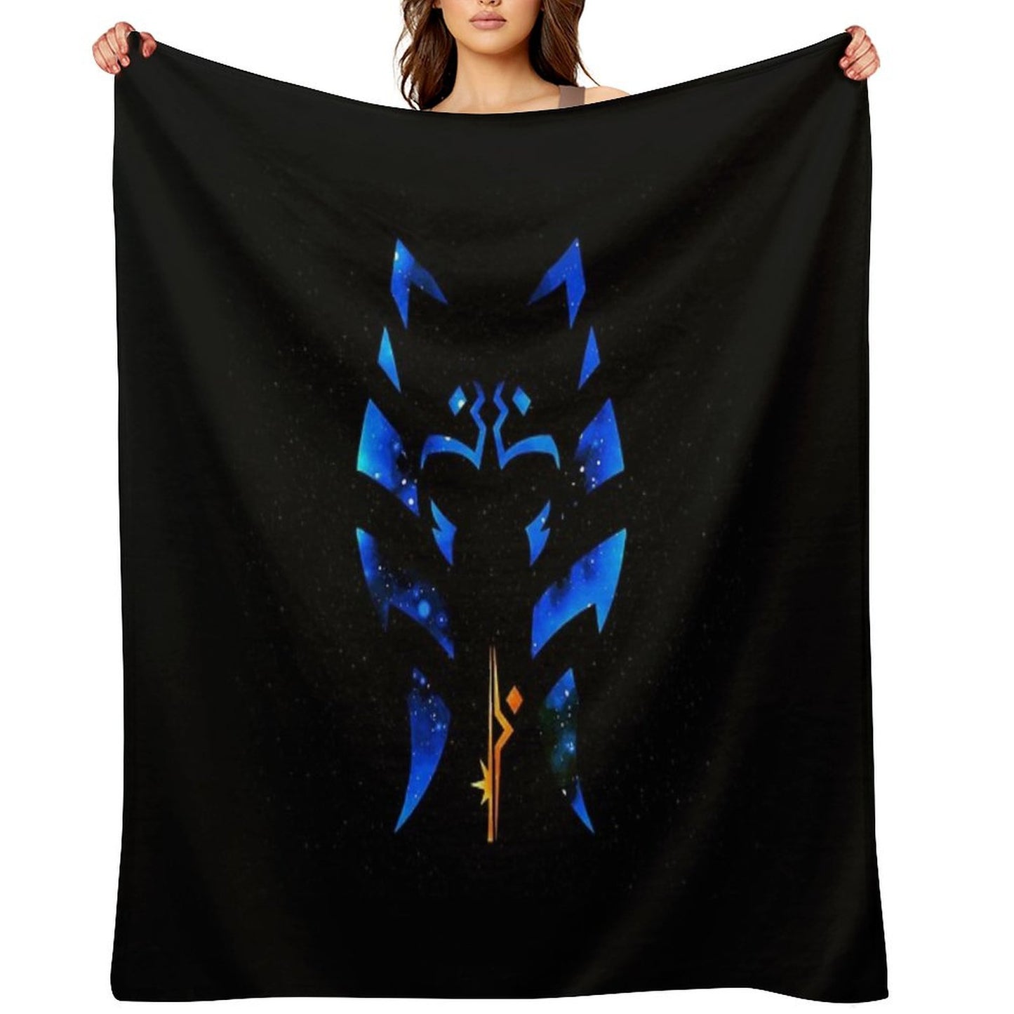 Ahsoka Tano Fulcrum Throw Blanket