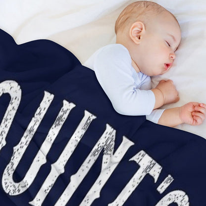 Quint's Shark Fishing - Amity Island 1975 Throw Blanket