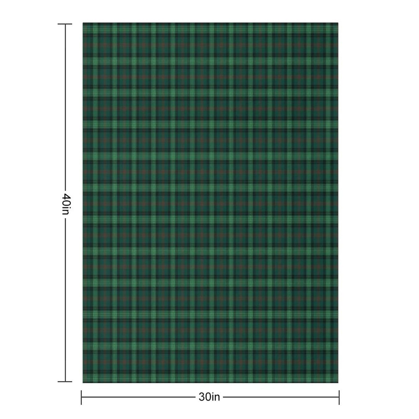 Clan Ross Hunting Tartan Throw Blanket