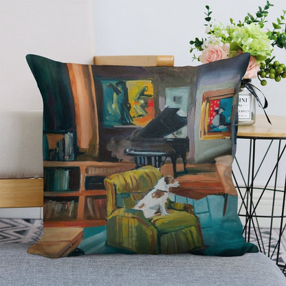 Frasier's Apartment Linen Throw Pillow Cover