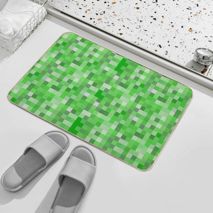 Minecraft Creeper Texture Bath Mat