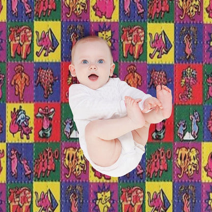 Blotter Art Throw Blanket