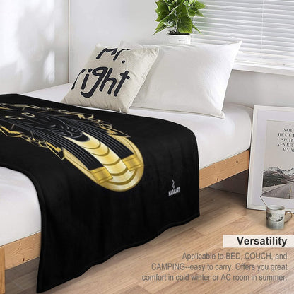 The Egyptian Goddess Sekhmet Throw Blanket