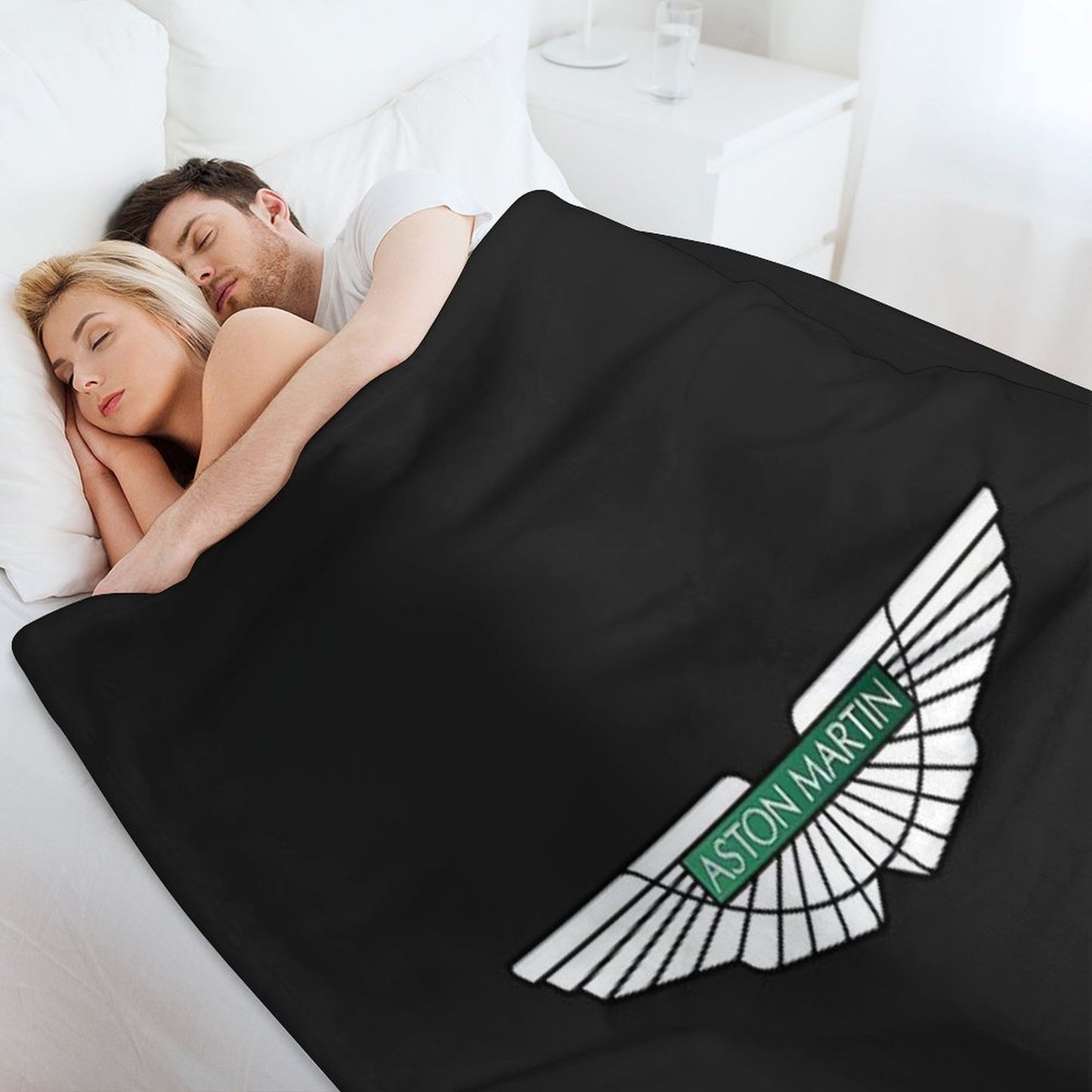 Aston Martin Logo Throw Blanket